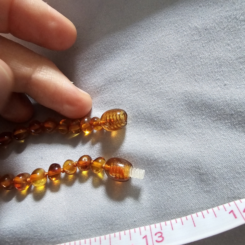 13" Baltic Amber from Ringing Rocks Mint - Picture 2 of 3